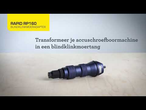 Rapid blindklinkmoeradapter rp160, box