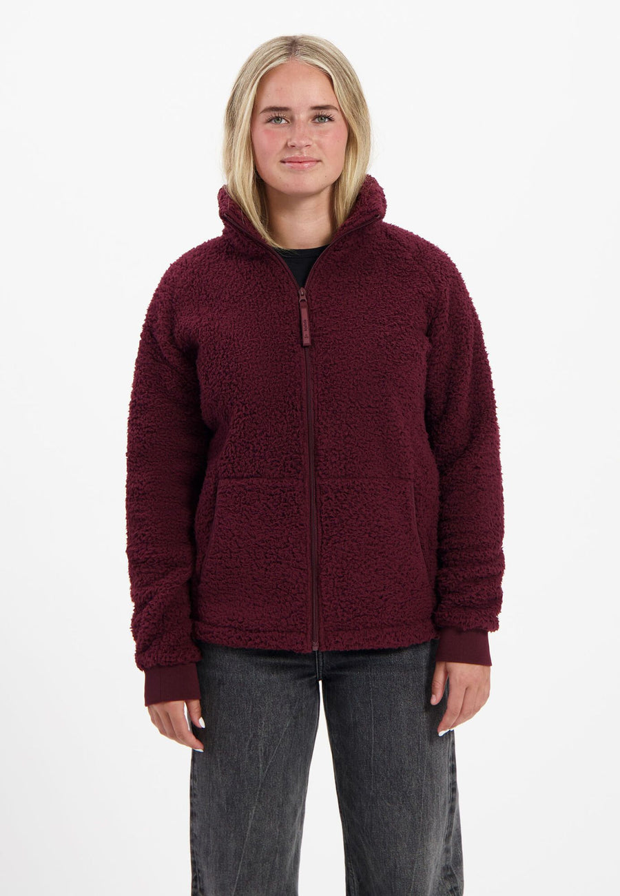 Fleece vest Mies Burgundy 38