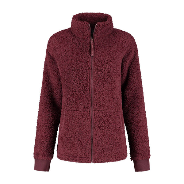 Fleece vest Mies Burgundy 38