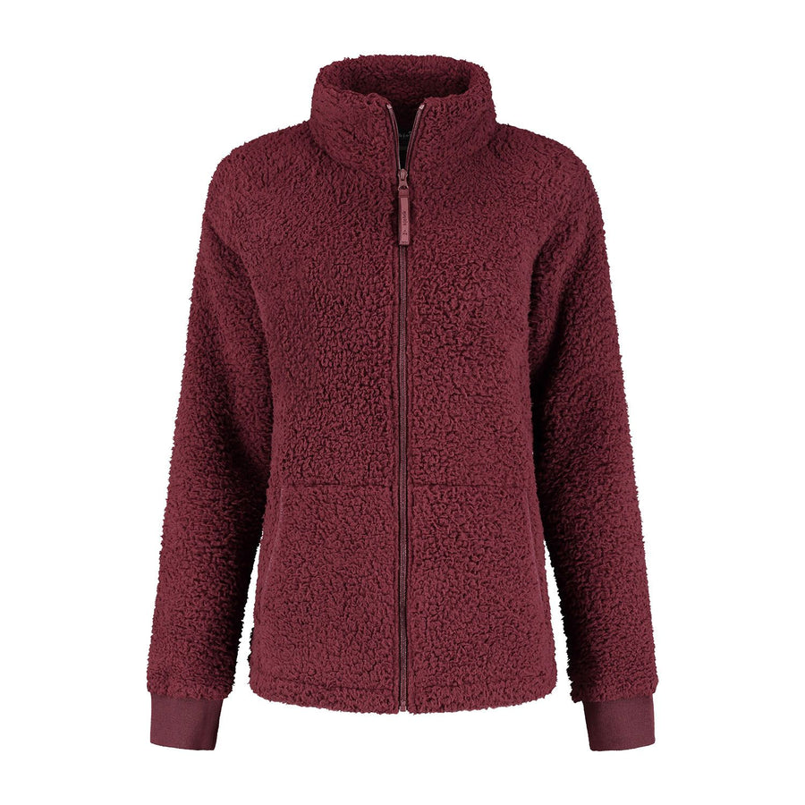 Fleece vest Mies Burgundy 44