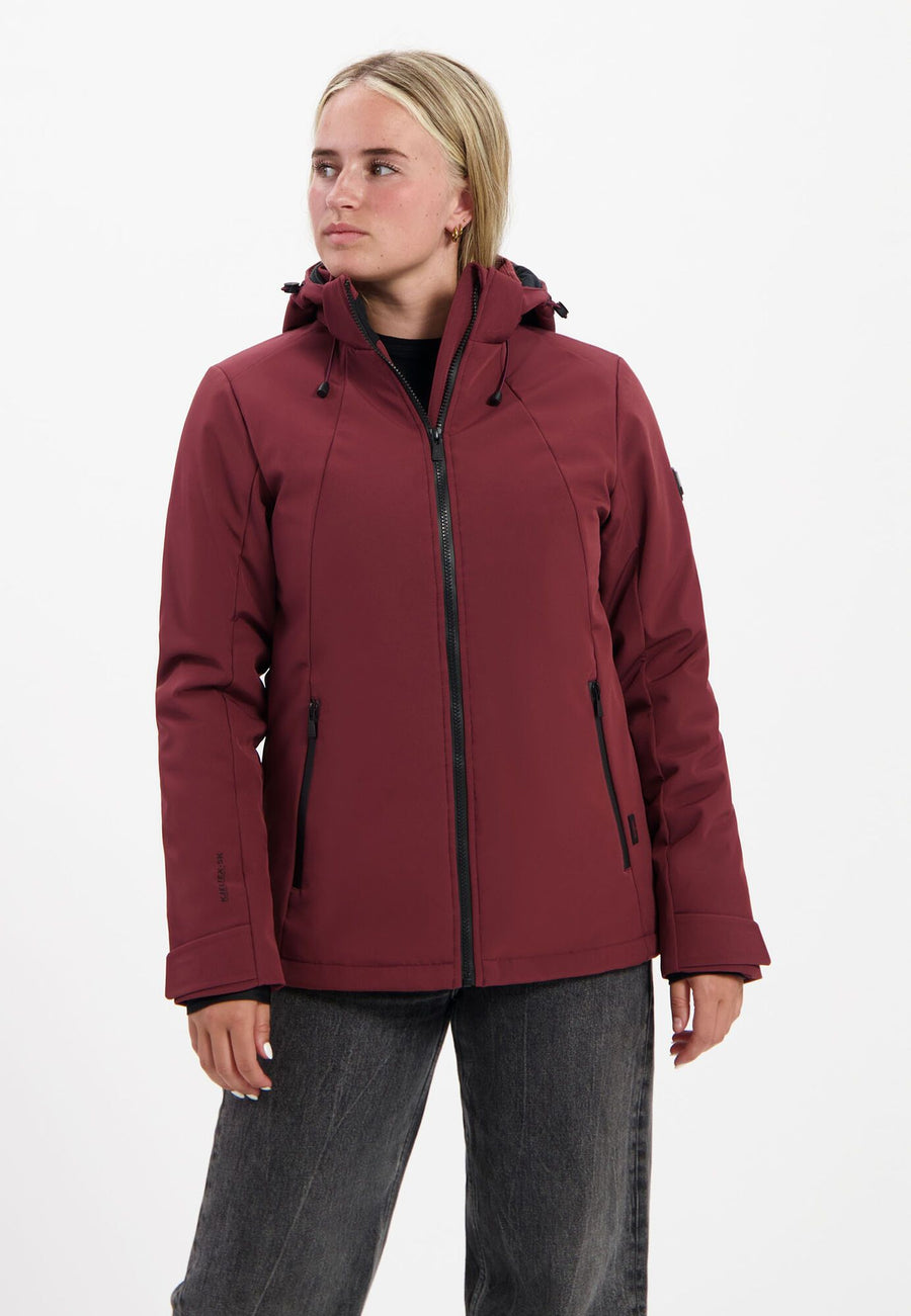 Softshell jas Karlijn Burgundy 40