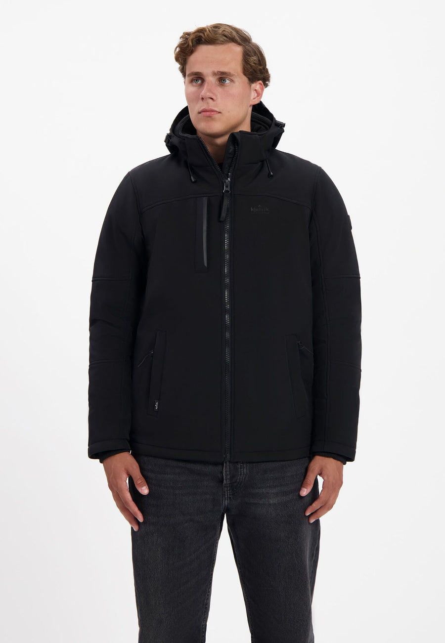 Softshell jas Thom Black L