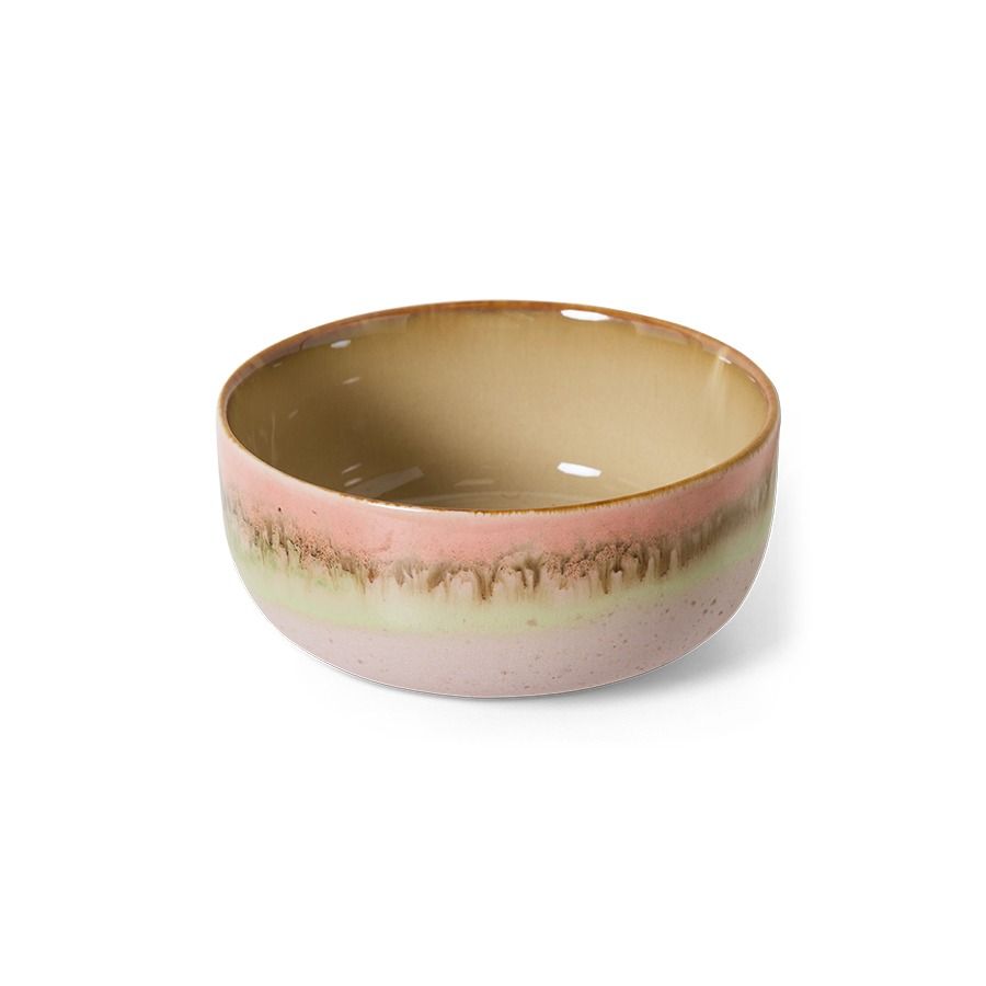 70s ceramics: dessert bowl, glaze