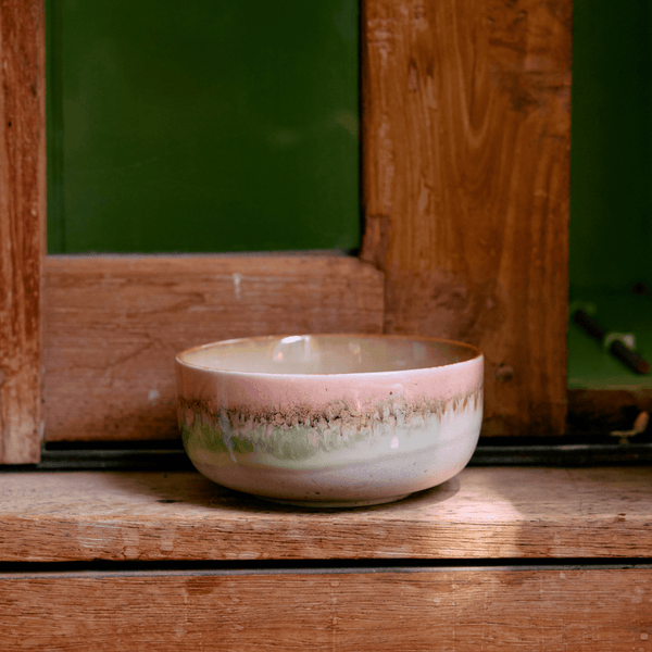 70s ceramics: dessert bowl, glaze