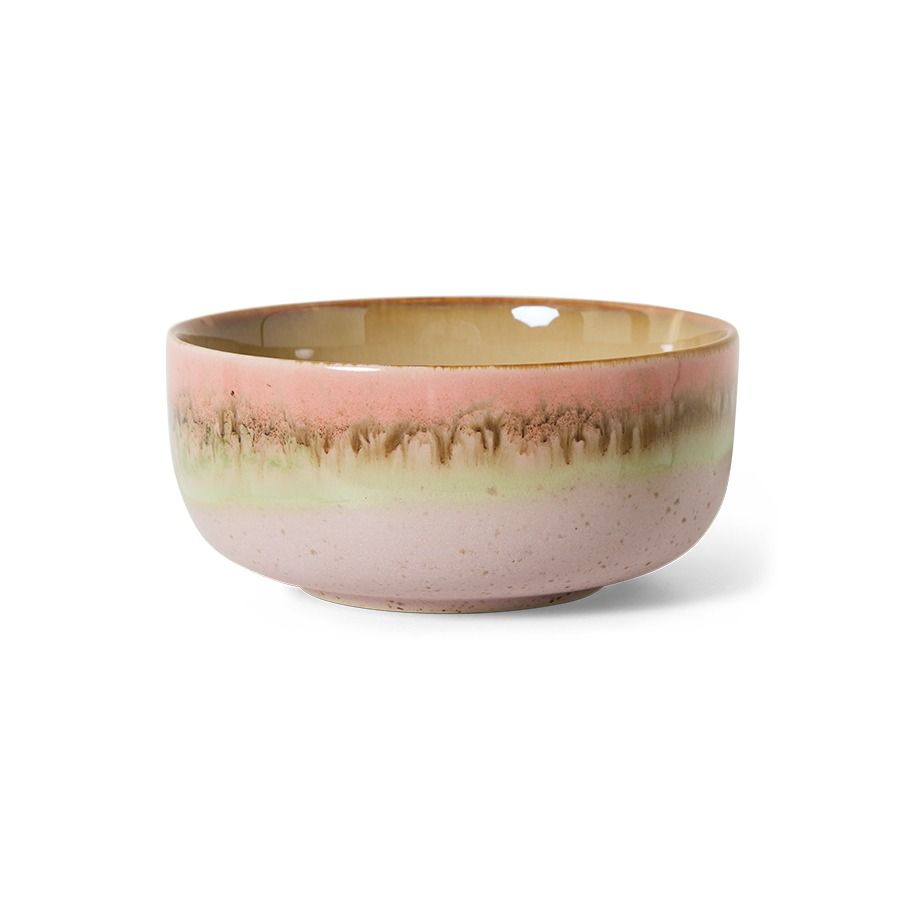 70s ceramics: dessert bowl, glaze