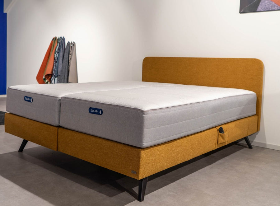 Boxspring Balance H18 stof 1 elektrisch 90 x 210