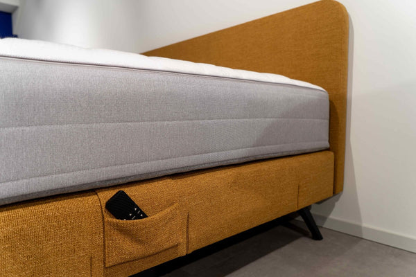 Boxspring Balance H18 stof 1 elektrisch 90 x 210
