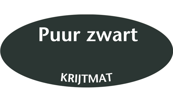 Hermadix meubellak krijtmat p.zwart 750m