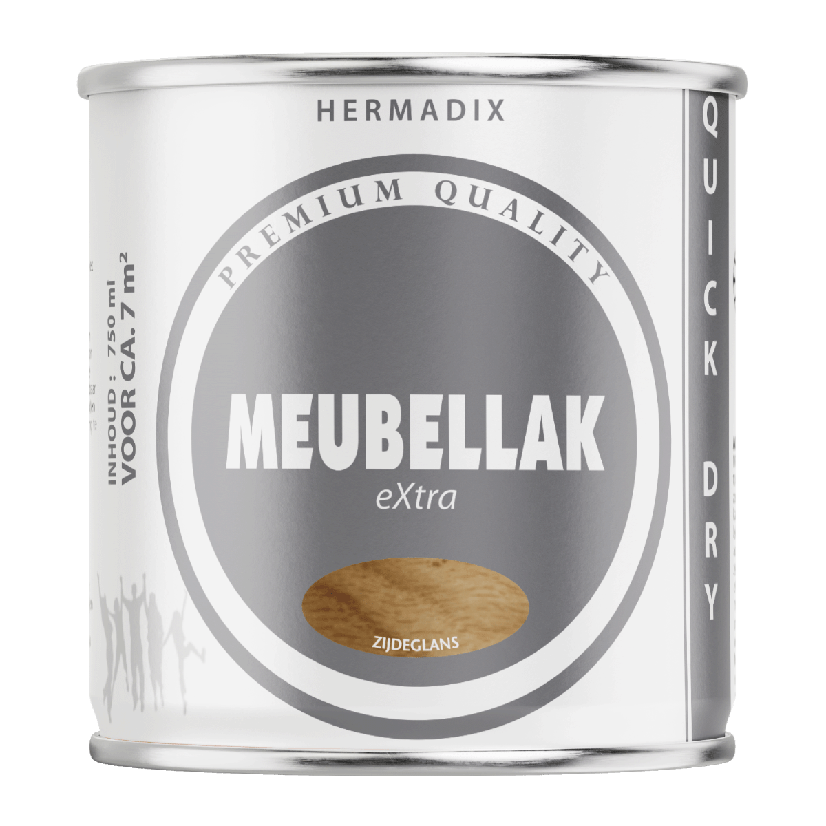 Hermadix meubellak extra zijdeglans 750m