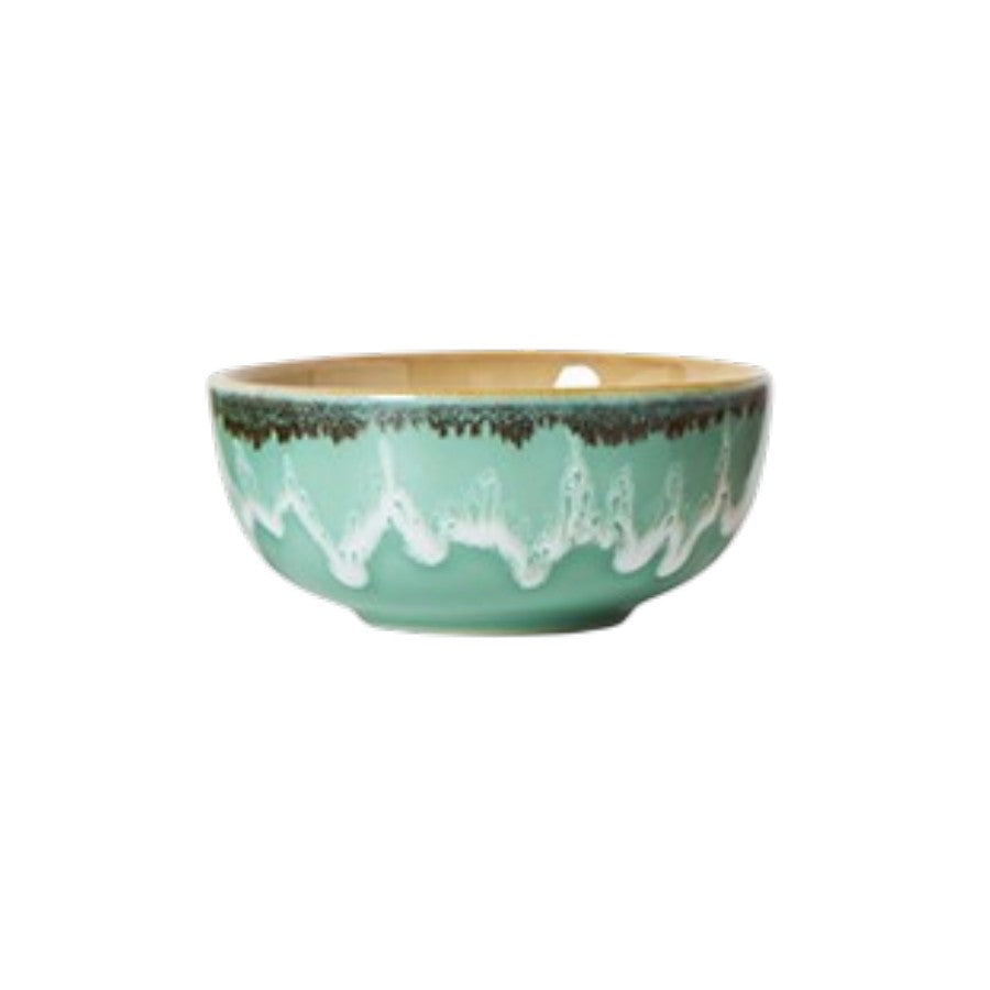 Kom 70s ceramics XS modernist groen