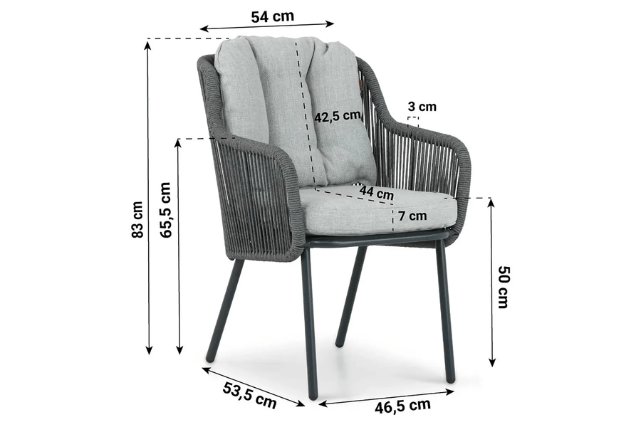 Diningset Santika Nanda/Coco Weave 240 cm