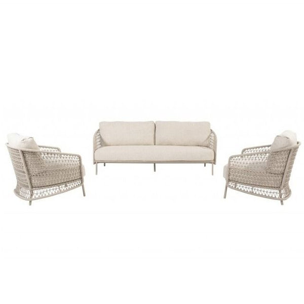Puccini lounge 3 delige bank met 2 stoelen