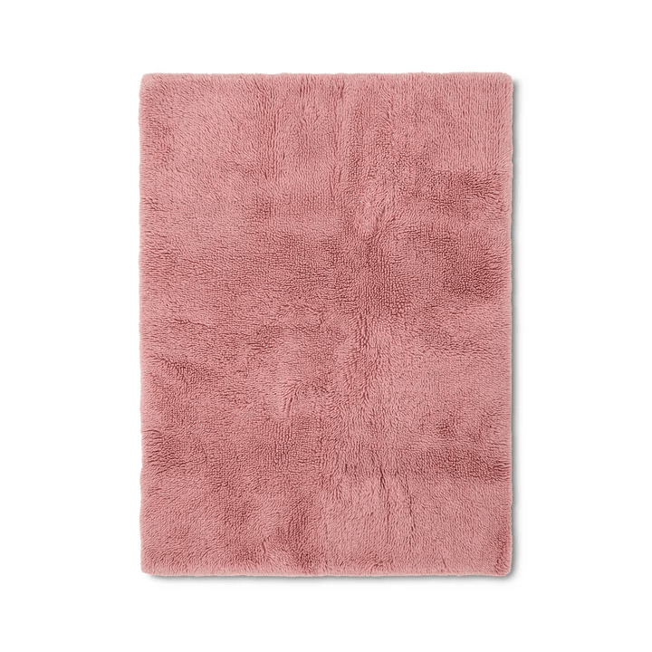 Fluffy rug, pink (150x240cm)