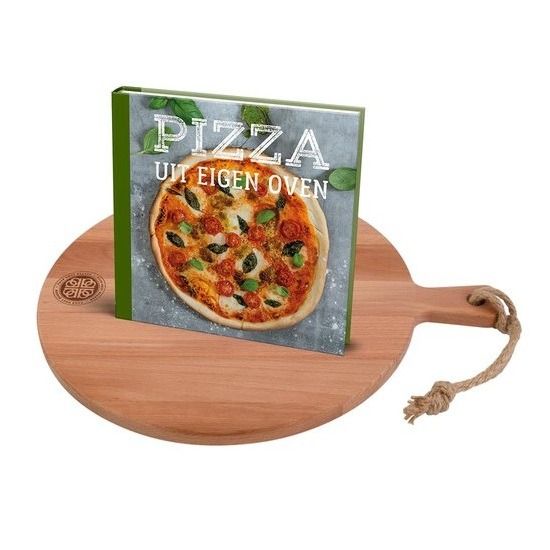 Set Puur Hout Pizzaplank + Pizza uit eigen oven