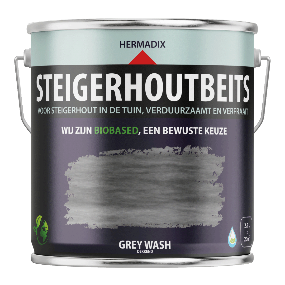 Hermadix steigerhoutbeits grey wash 2,5
