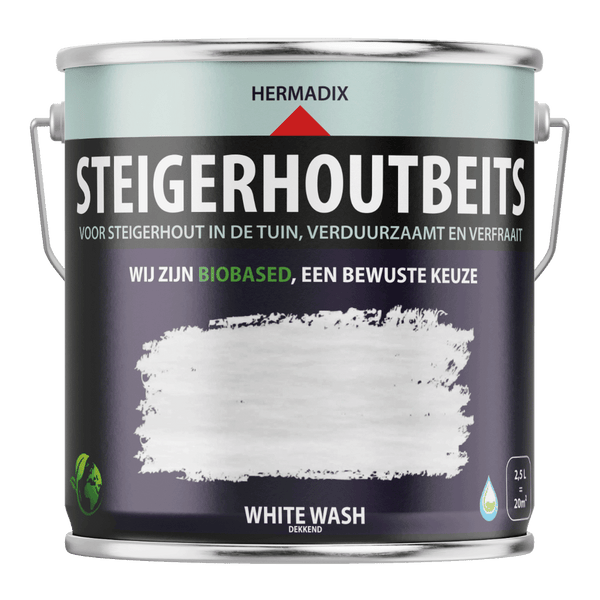 Hermadix steigerhoutbeits white wash 2,5
