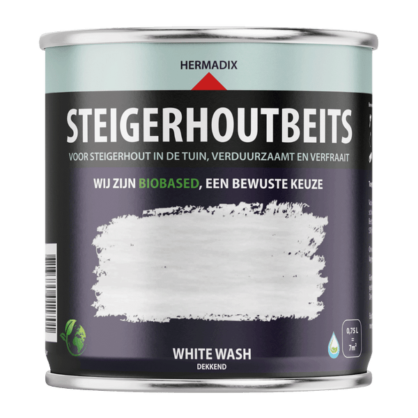 Hermadix steigerhoutbeits white wash 750