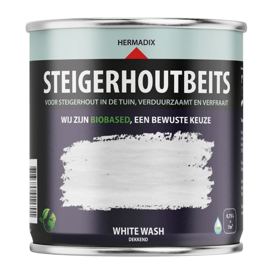 Hermadix steigerhoutbeits white wash 750