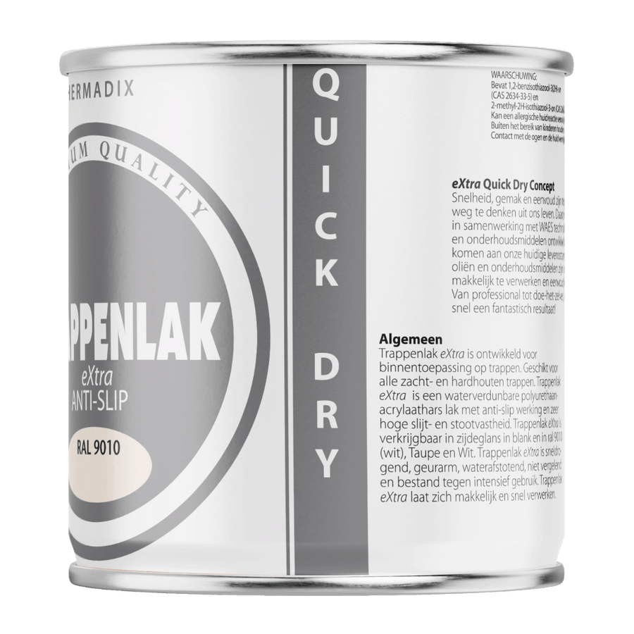 Hermadix trappenlak extra 9010 750ml anti slip