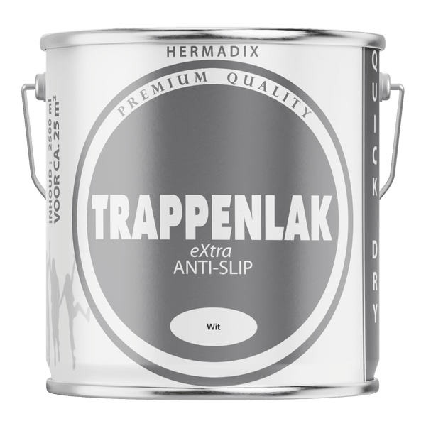 Hermadix trappenlak extra wit 2,5 ltr anti slip