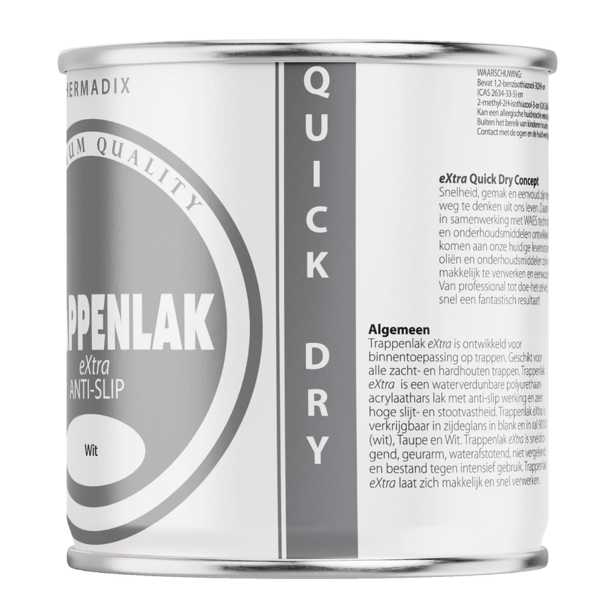 Hermadix trappenlak extra wit 750ml anti slip