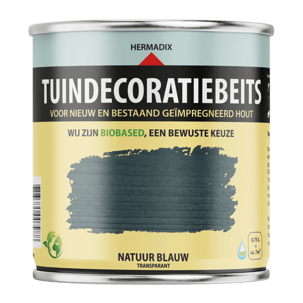 Hermadix tuindecoratiebeits 764 750ml natuur blauw