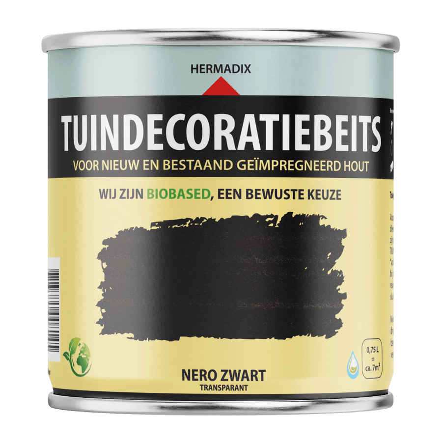 Hermadix tuindecoratiebeits 720 750ml nero