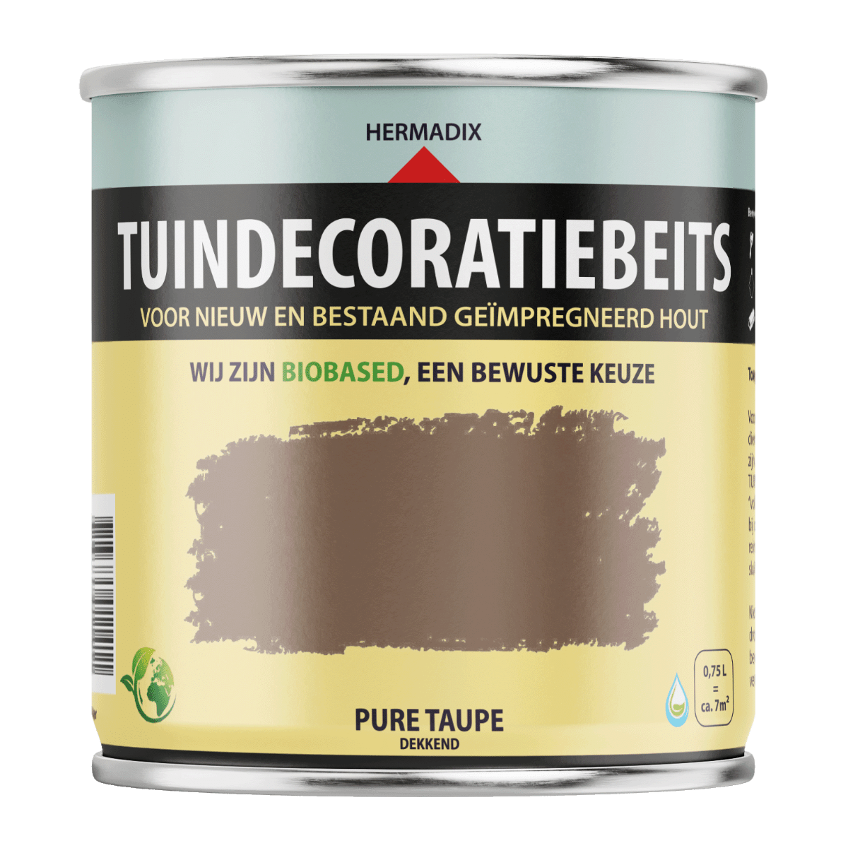 Hermadix tuindecoratiebeits 715 750ml pure taupe