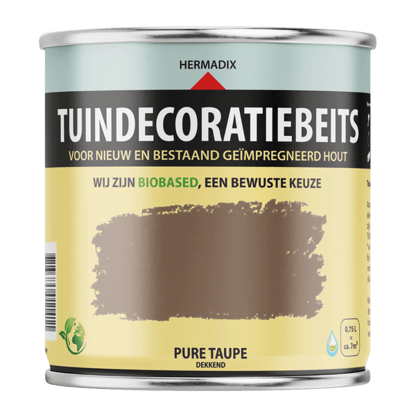 Hermadix tuindecoratiebeits 715 750ml pure taupe