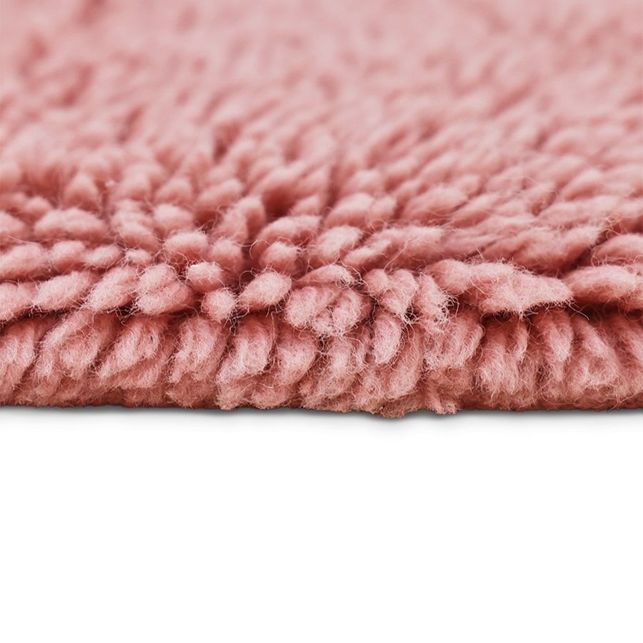 Fluffy rug, pink (150x240cm)