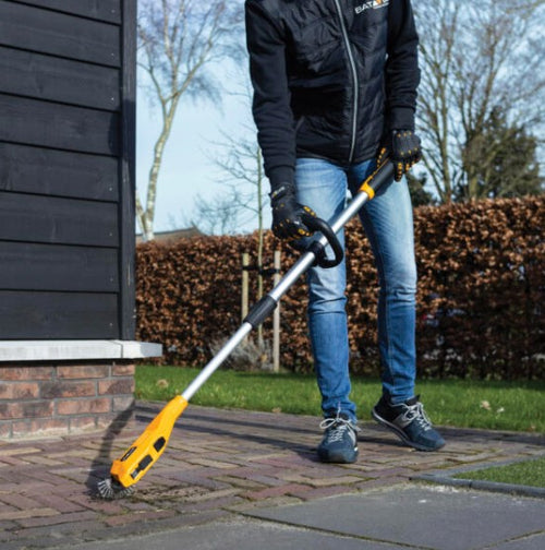 12V Fixxbrush telescopisch onkruidborstel