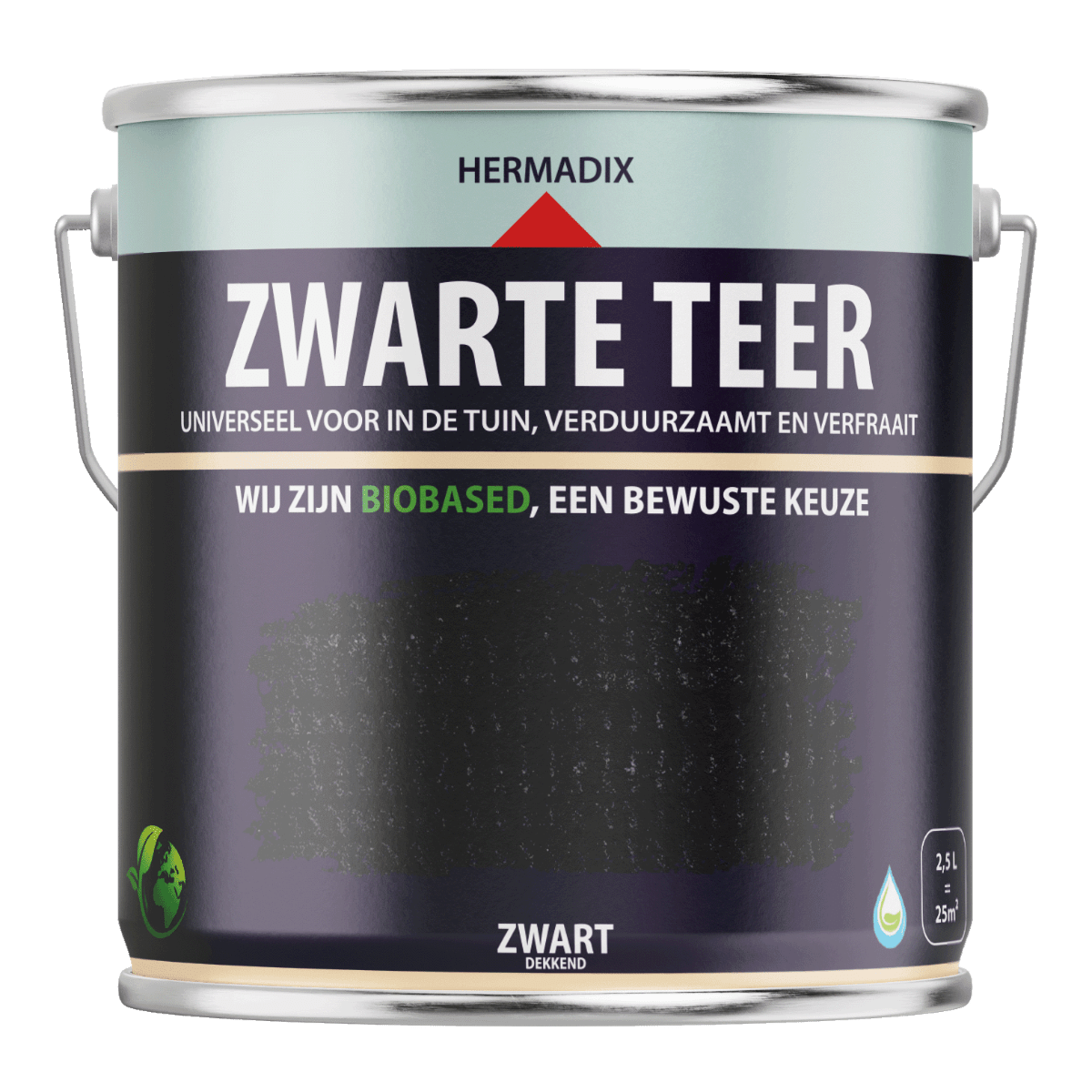 Hermadix impraline zwarte teer 2500ml