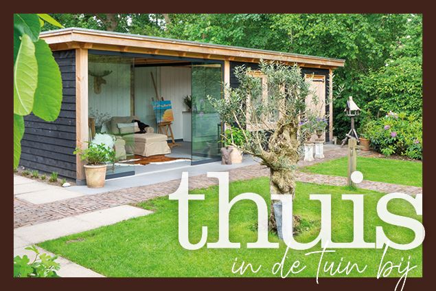 Thuis in de tuin bij Gerda