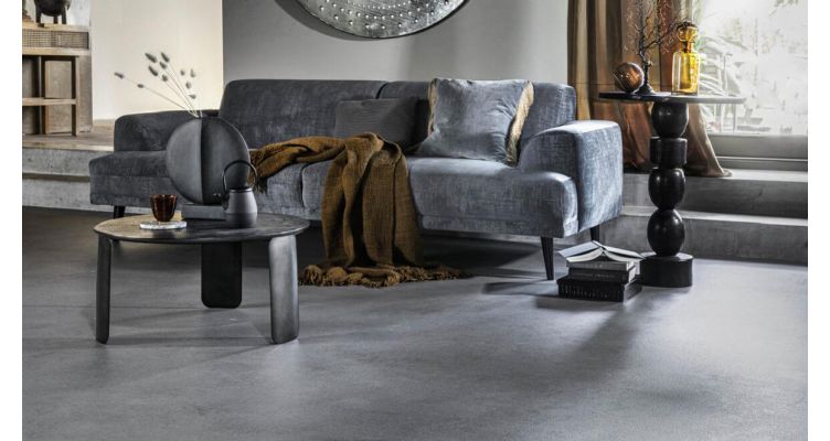 Een gave marmoleum betonlook vloer!