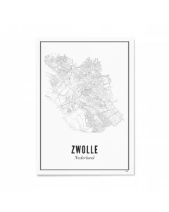 Poster Zwolle 30 x 40
