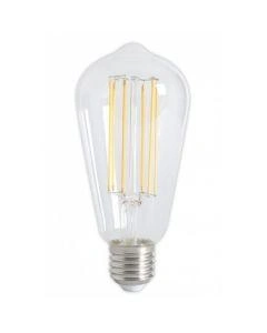 Led Full Glass LongFilament Rustik Lamp 220-240V 4W 350lm E27 ST64, Clear 2300K Dimmable, energy label A+