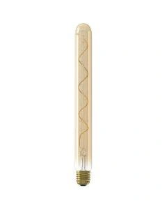 Led Full Glass Flex Filament Tubelar-Type Lamp 220-240V 4W E27 T32x300, 200lm, Gold 2100K Dimmable, energy label A