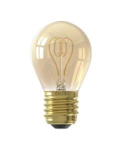Led Flex Filament Ball lamp P45 220-240V 4W E27 120lm 2100K Gold, dimmable, energy label B