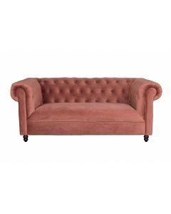 Sofa Chester Velvet Roze