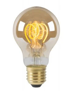 Lucide A60 - Filament lamp - 6 cm - LED Dimb. - E27 - 1x5W 2200K - Amber