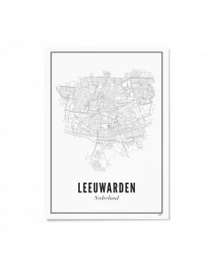 Poster Leeuwarden 50 x 70