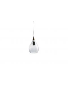 Simple hanglamp glas medium grijs