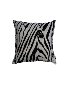 Kussen Fluweel Zebra 50x50cm