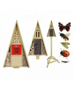 Esschert Design insectenhotel op paal in giftbox