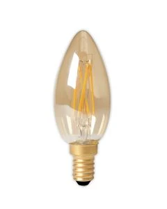Kaarslamp LED Filament Goud 3.5W