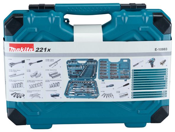 Handgereedschapset E10883 221-dlg