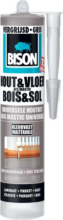 Hout & vloer kit 300 ml vergrijsd