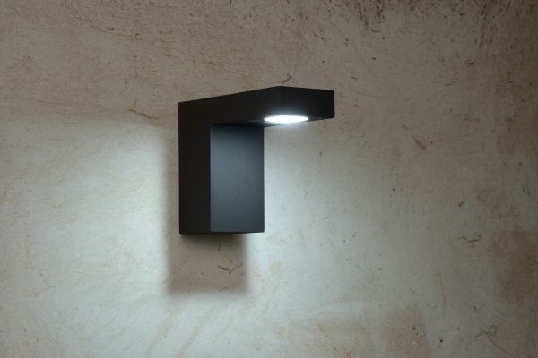 Lucide TEXAS - Wandspot Buiten - Antraciet