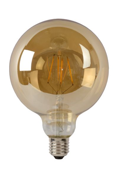 Lucide G125 - Filament lamp - Ø 12,5 cm - LED Dimb. - Amber