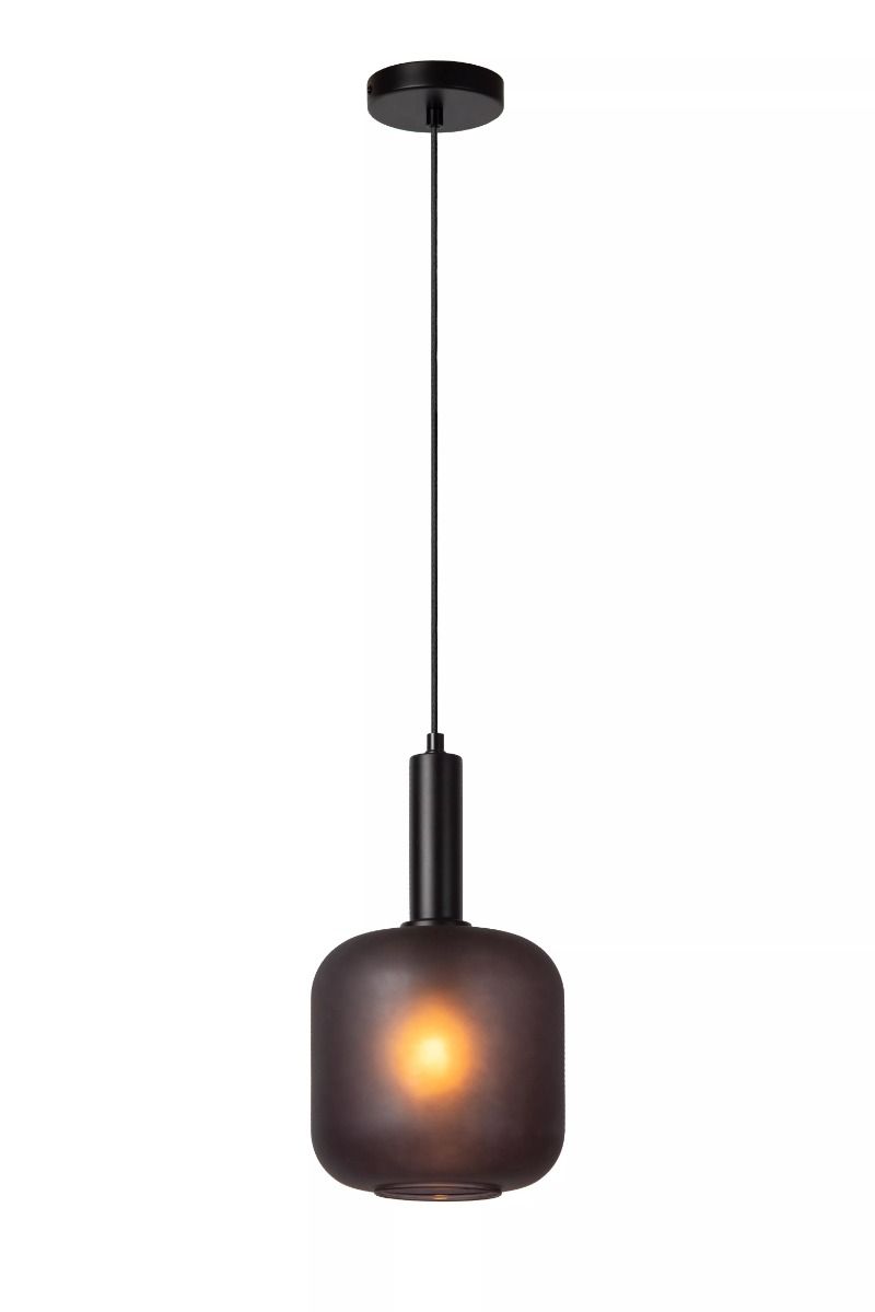 Eloise hanglamp zwart-Ø21 1xE27 40W glas